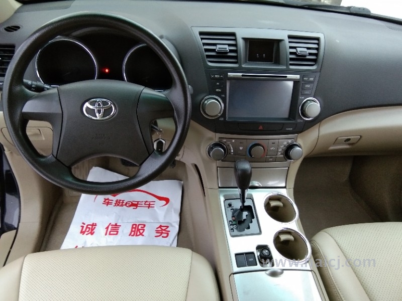 丰田 汉兰达 2.7 手自一体 两驱5座精英版 2012款